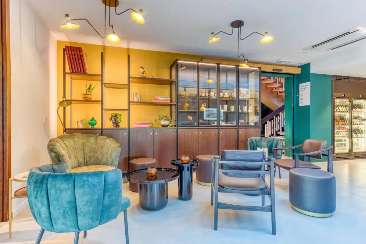 Salon de détente de l'Hôtel MAH